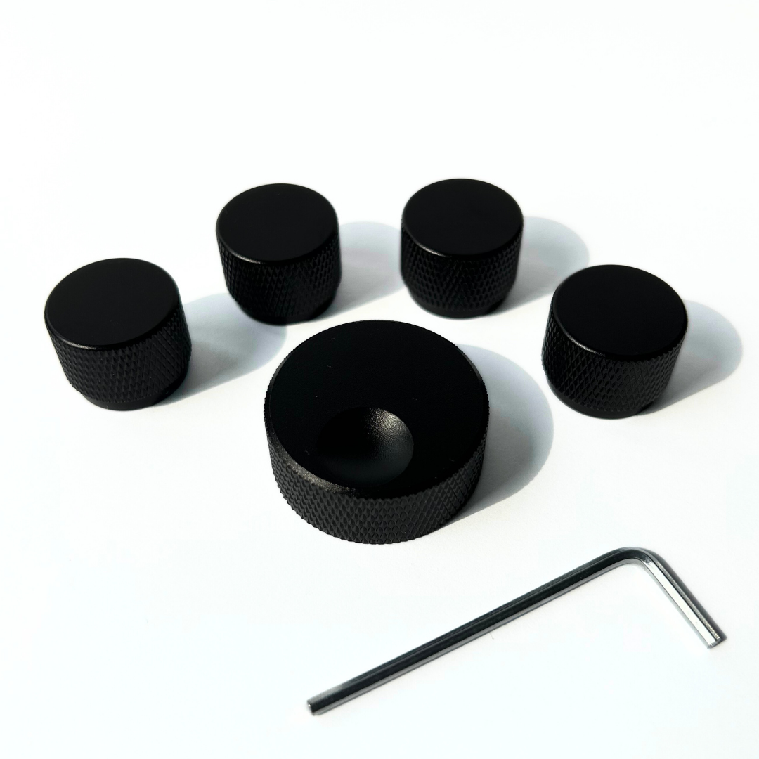 DUŻY ZESTAW THE BIG KNOB + ZESTAW 4 MAŁYCH CZARNY