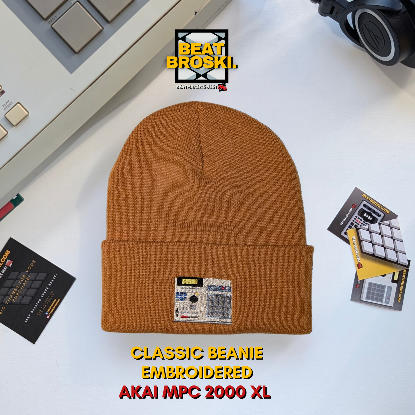 CZAPKA ZIMOWA BEANIE Z HAFTEM AKAI MPC 2000XL