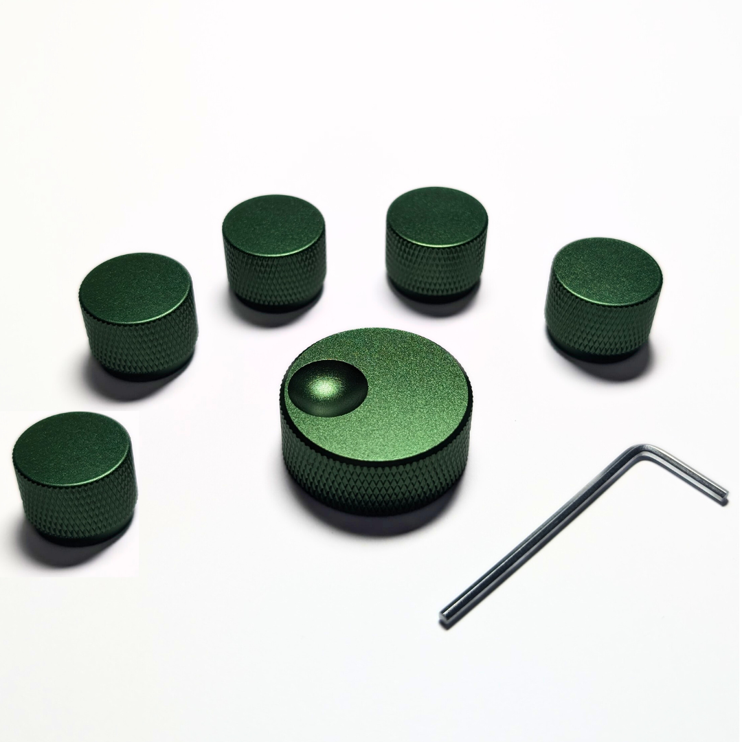 THE GREAT SET - THE BIG KNOB + 5 SMALL KNOBS GREEN LIVE 2 / KEY 37 / KEY 61