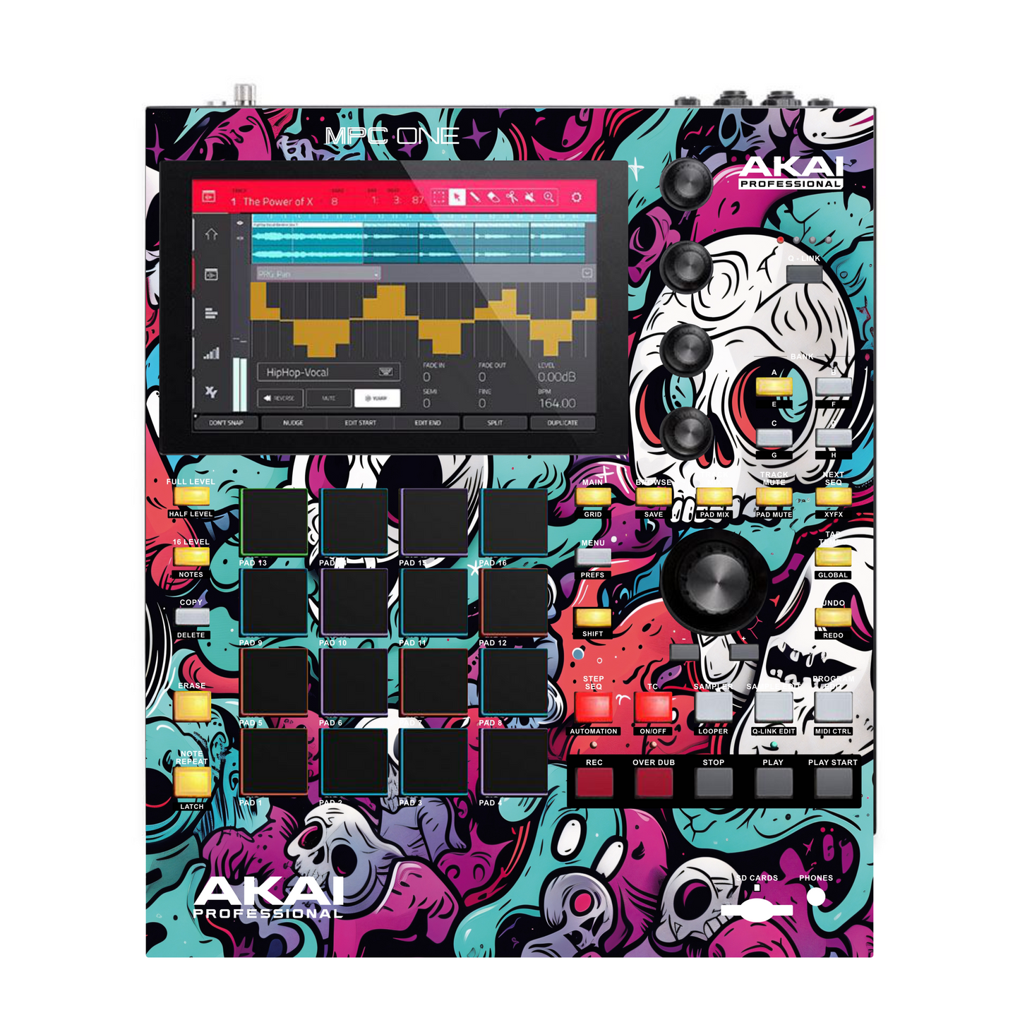 MPC ONE SKIN "SKULLY COLOR"