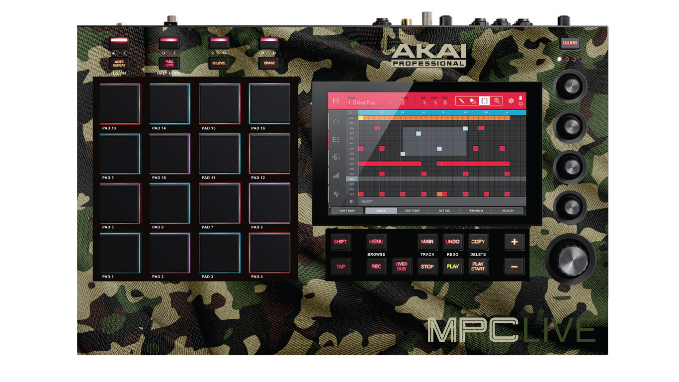 MPC LIVE SKIN "CAMO GREEN FABRIC"