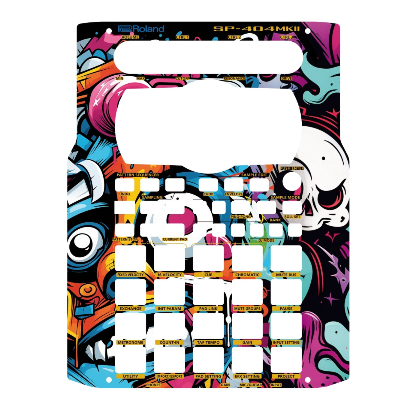 SP-404 MK2 SKIN "SKULLYS"