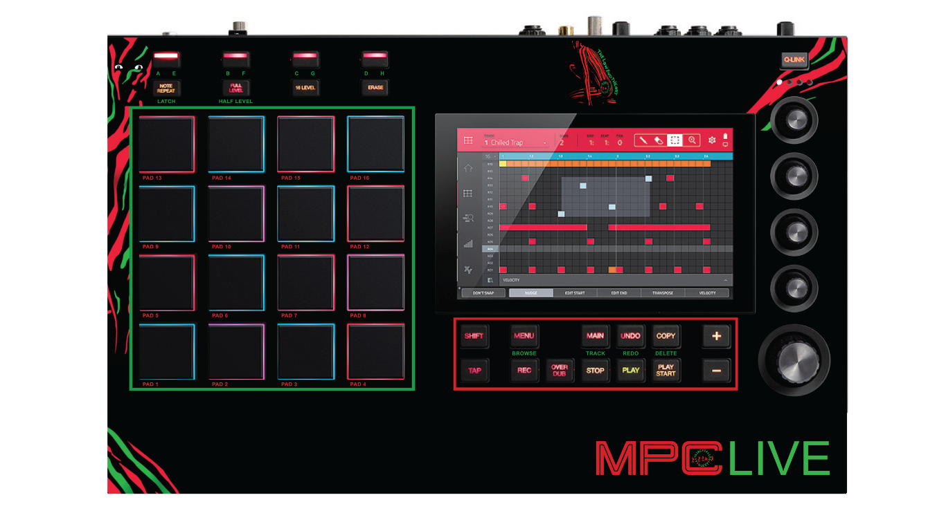 MPC LIVE SKIN "A TRIBE CALLED QUEST"