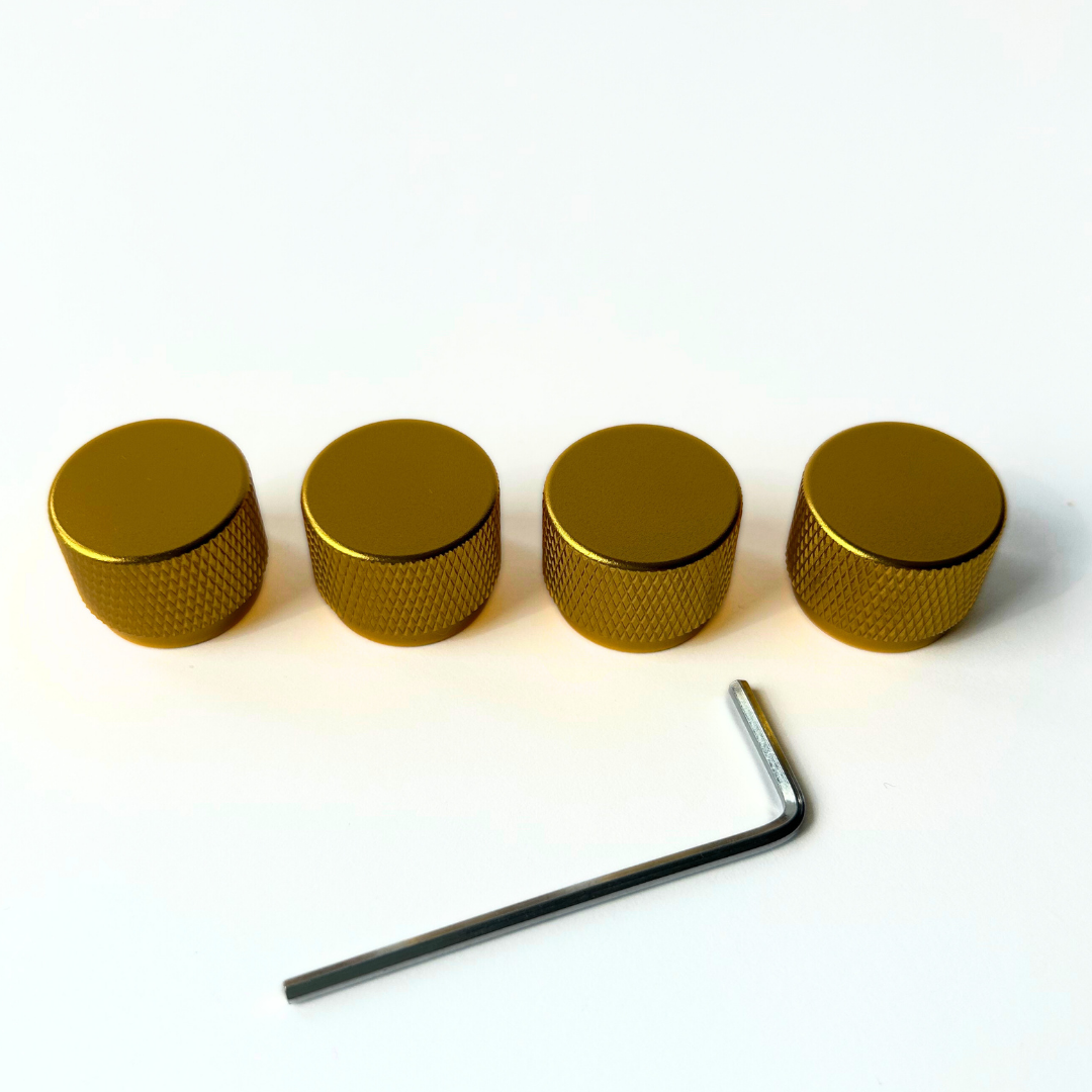 SMALL KNOB GOLD X 4 PCS SET