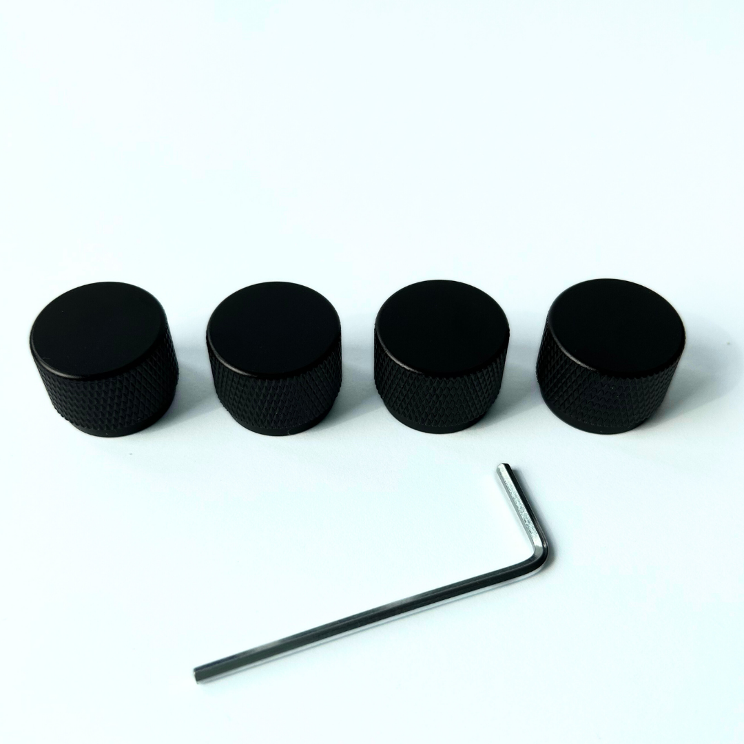 SMALL KNOB BLACK X 4 PCS SET