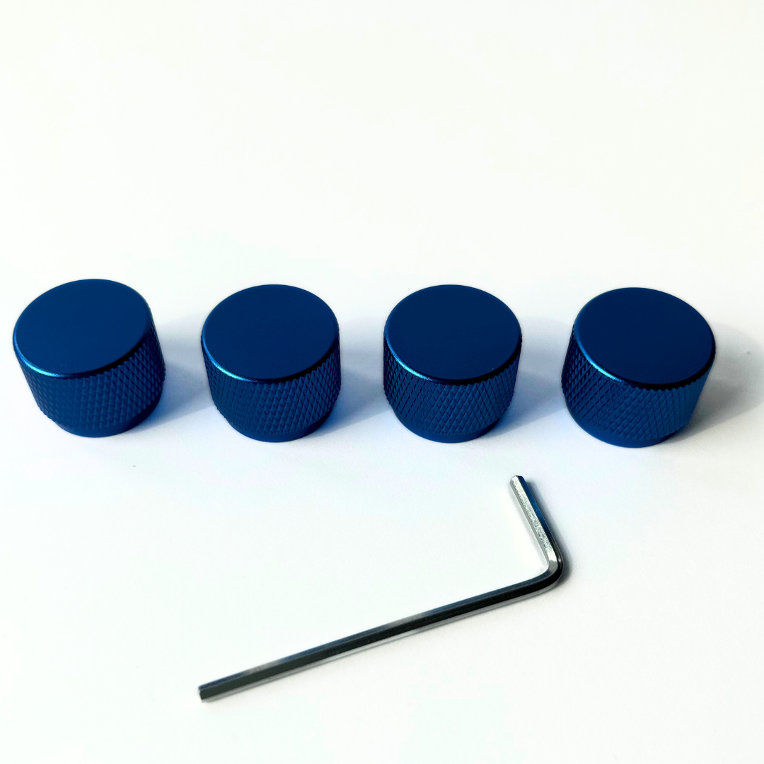 SMALL KNOB BLUE X 4 PCS SET