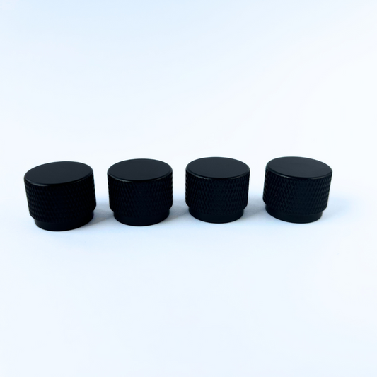 SMALL KNOB BLACK X 4 PCS SET