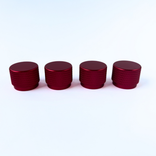 SMALL KNOB RED X 4 PCS SET