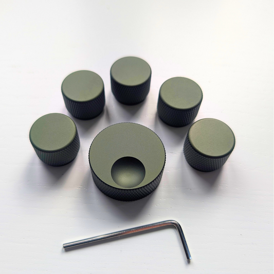 🔥NEW DROP🔥THE GREAT SET  - THE BIG KNOB + 5 SMALL KNOBS LIVE 2 / 3 KEY 37 / KEY 61  ARMY DARK GREEN 🪖