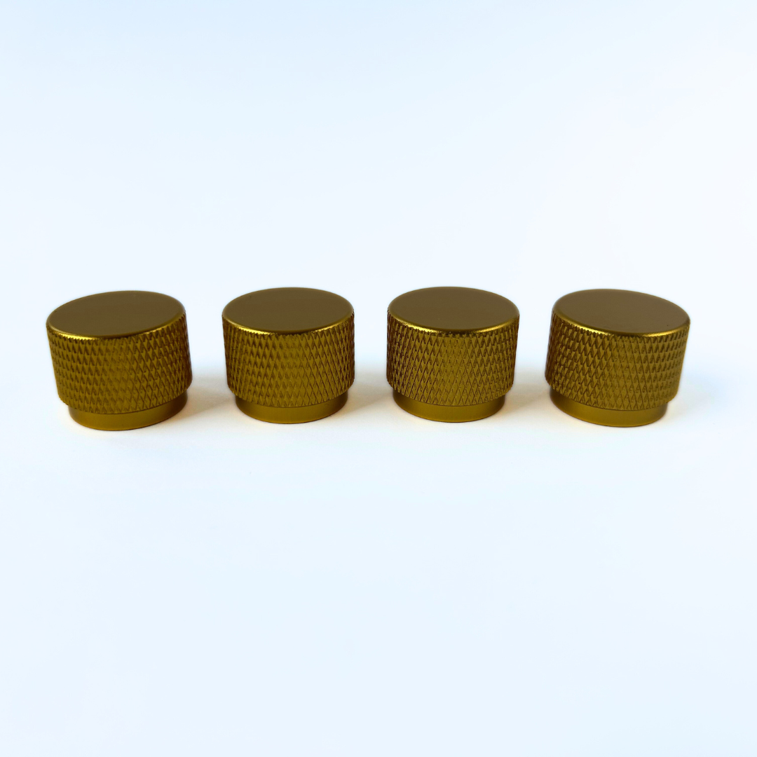 SMALL KNOB GOLD X 4 PCS SET