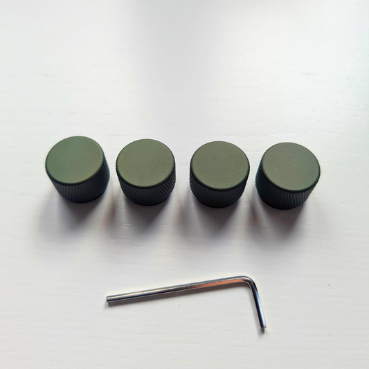 🔥SMALL KNOB X 4 PCS SET ARMY DARK GREEN 🪖