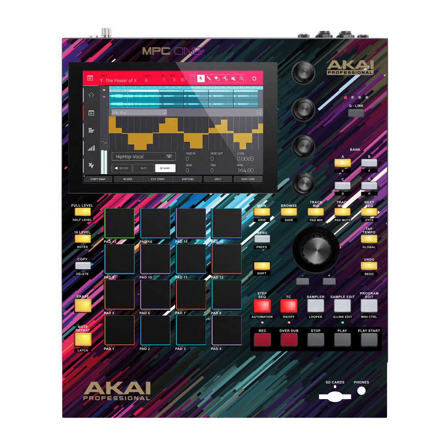 MPC ONE SKIN "LIGHTINIG COLOR"