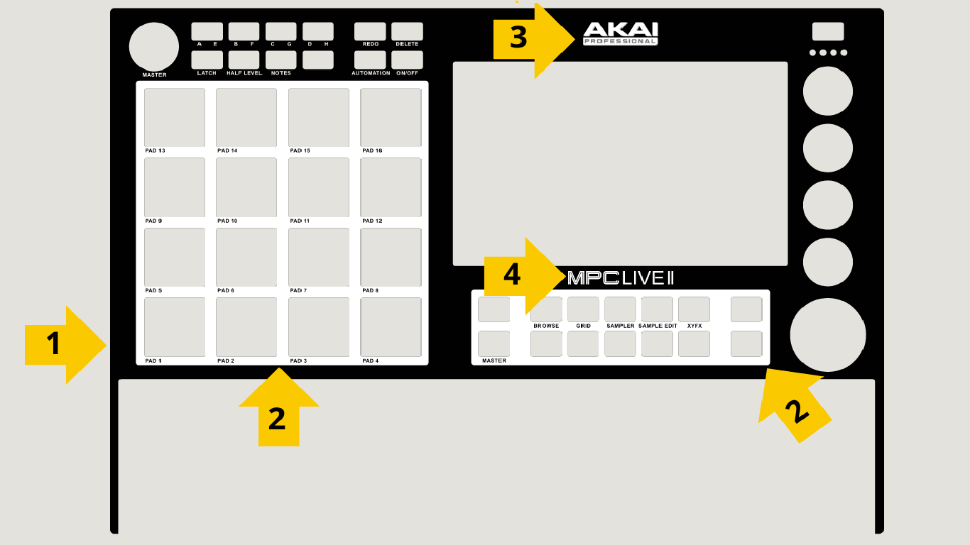 MPC LIVE 2 CUSTOM PERSONALIZED SKIN DESIGN