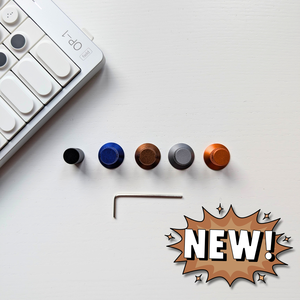 COMING SOON! OP-1 FIELD ZESTAW METALOWYCH POKRĘTEŁ 
