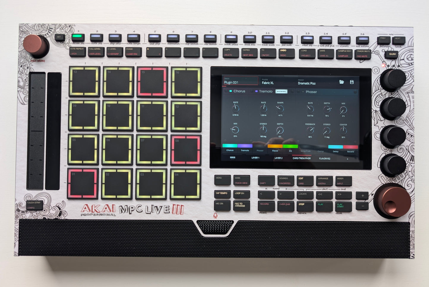 MPC LIVE 3 SKIN „SKETCH BOOK”