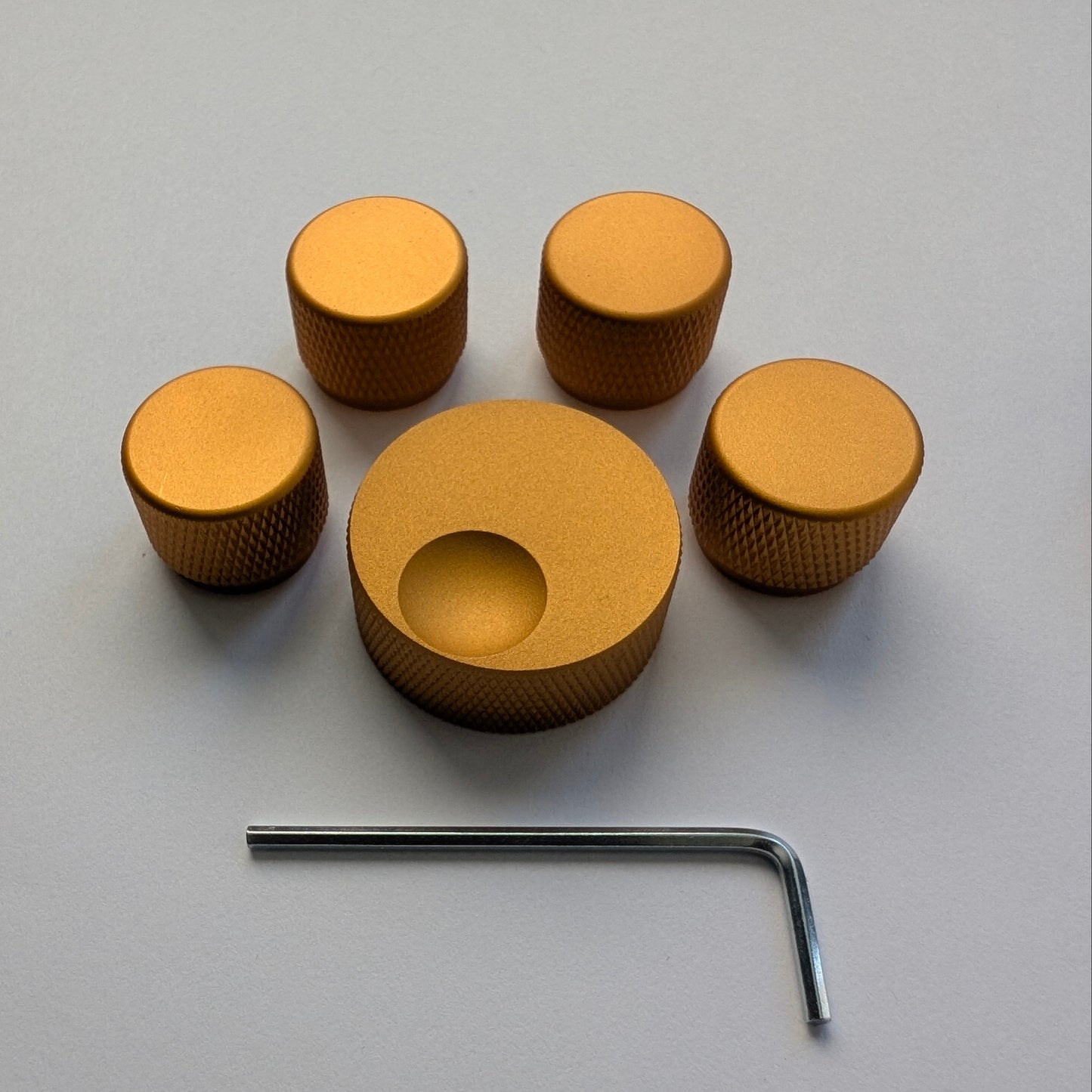 🔥NEW DROP🔥THE GREAT SET - THE BIG KNOB + 4 SMALL KNOBS🍯 MUSTARD GOLD