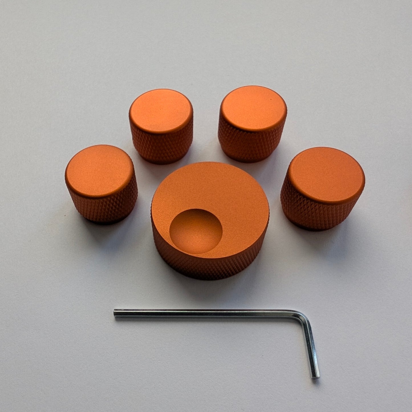 🔥NEW DROP🔥THE GREAT SET - THE BIG KNOB + 4 SMALL KNOBS 🍊ORANGE