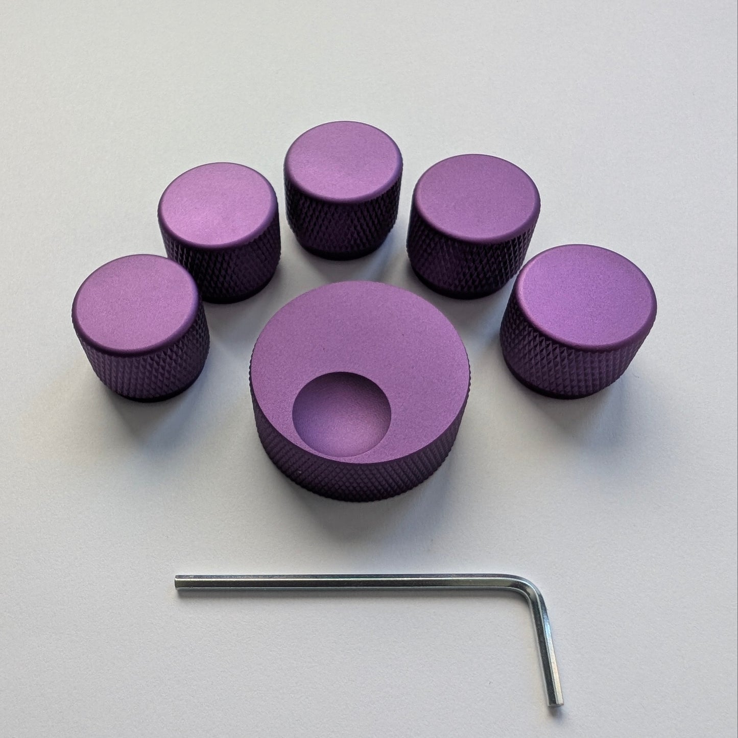 DUŻY ZESTAW THE BIG KNOB + ZESTAW 5 MAŁYCH  FIOLETOWY 🫐 JAGODA