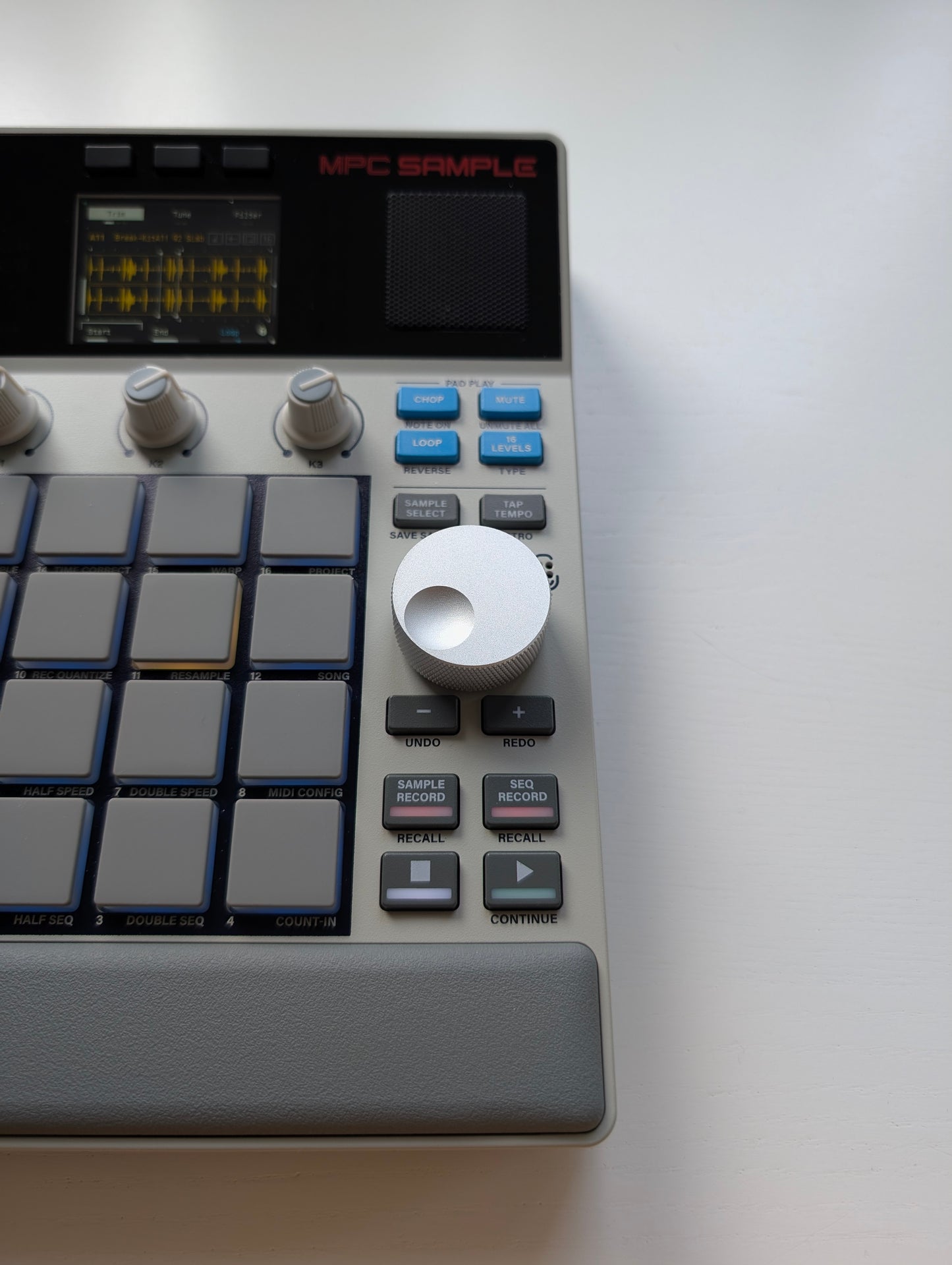 🔥NEW DROP🔥MPC SAMPLE BIG KNOB ✒️ STEEL SILVER