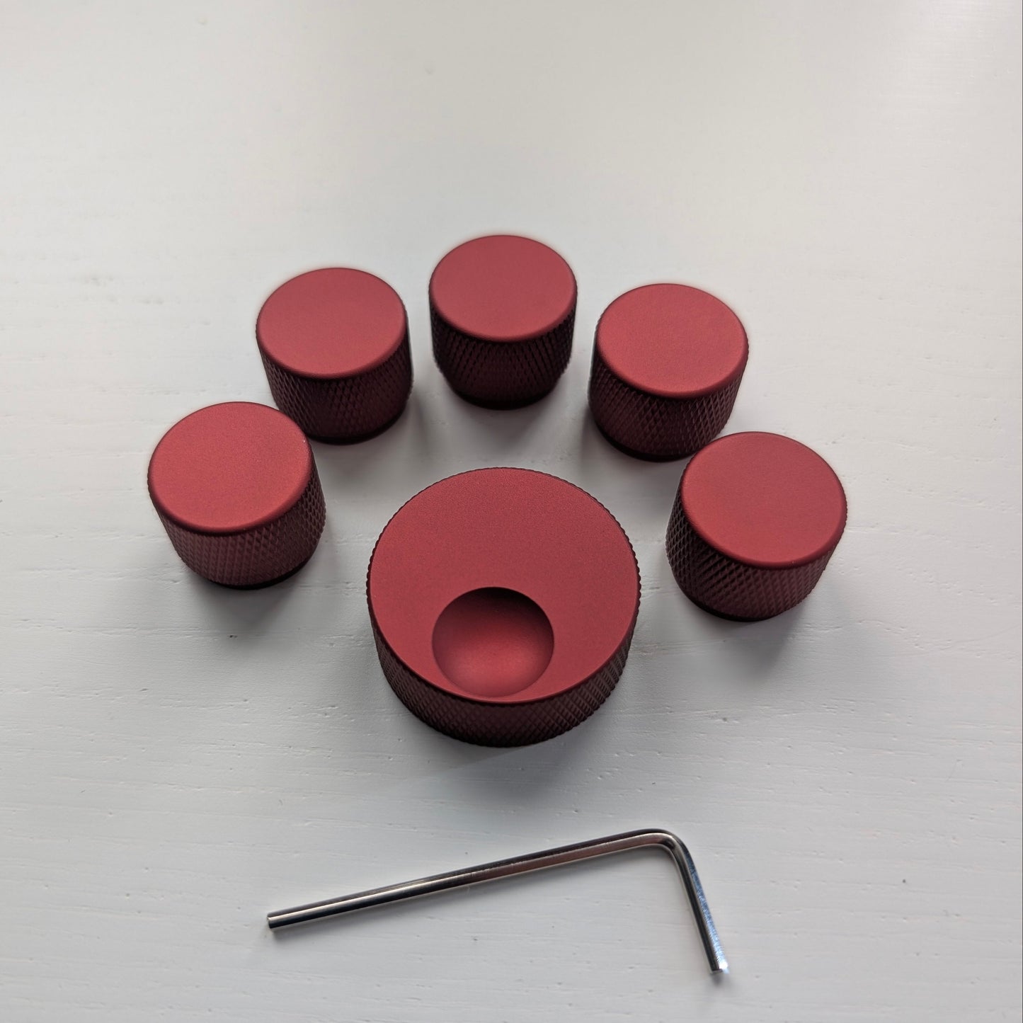 DUŻY ZESTAW THE BIG KNOB + ZESTAW 5 MAŁYCH  BRICK RED 🧱