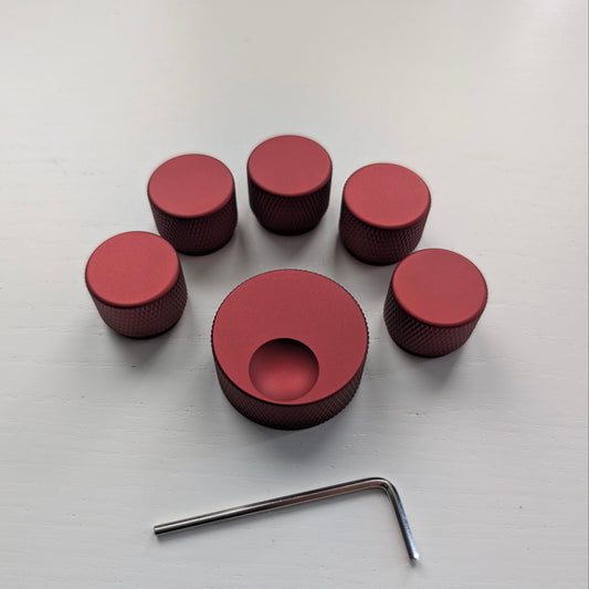 🔥NEW DROP🔥THE GREAT SET - THE BIG KNOB + 5 SMALL KNOBS  LIVE 2 / KEY 37 / KEY 61 BRICK RED 🧱