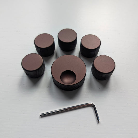 🔥NEW DROP🔥THE GREAT SET - THE BIG KNOB + 5 SMALL KNOBS DARK CHOCOLATE🍫