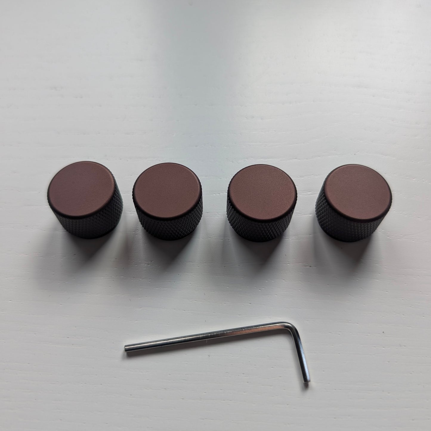 ZESTAW MAŁYCH KNOBÓW X 4 SZT CZEKOLADA 🍫
