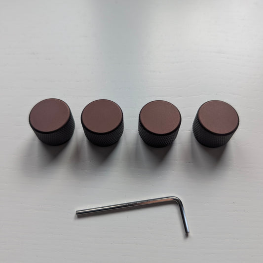 🔥NEW DROP🔥SMALL KNOB  X 4 PCS SET DARK CHOCOLATE 🍫