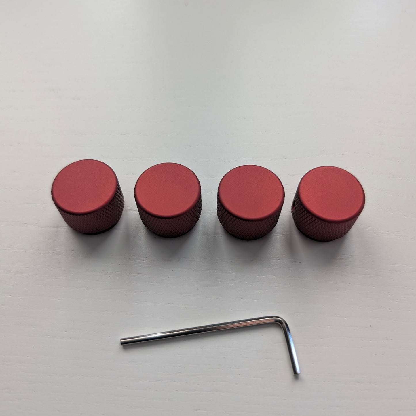 ZESTAW MAŁYCH KNOBÓW X 4 SZT BRICK RED 🧱