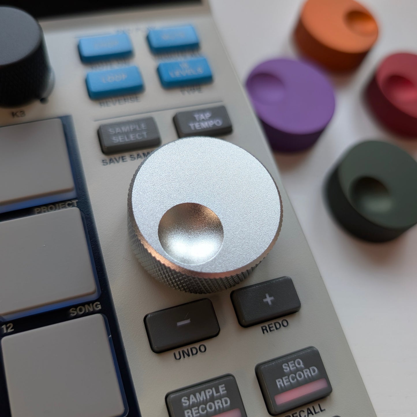 🔥NEW DROP🔥MPC SAMPLE BIG KNOB 🥈 SHINY SILVER