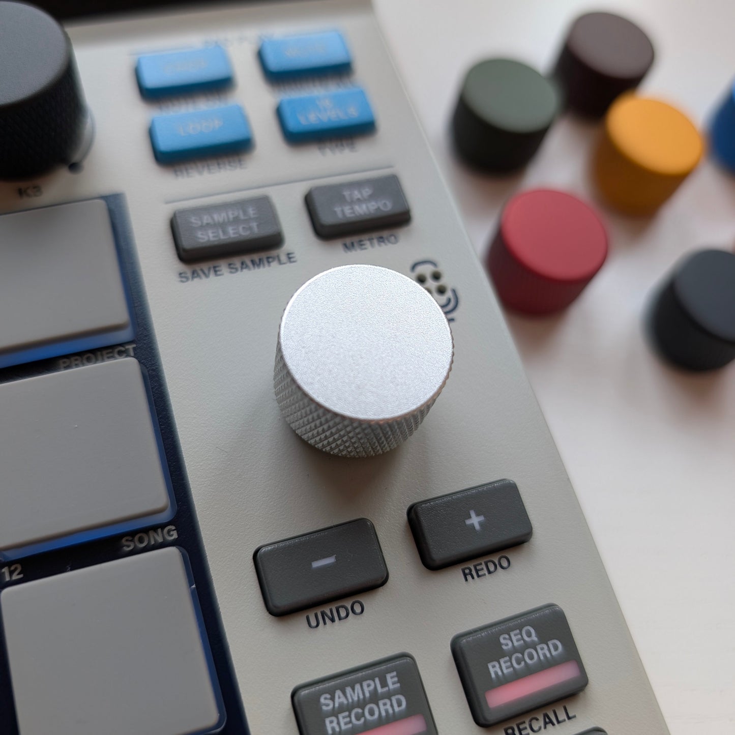 🔥NEW DROP🔥MPC SAMPLE SMALL MAIN KNOB 🥈 SHINY SILVER