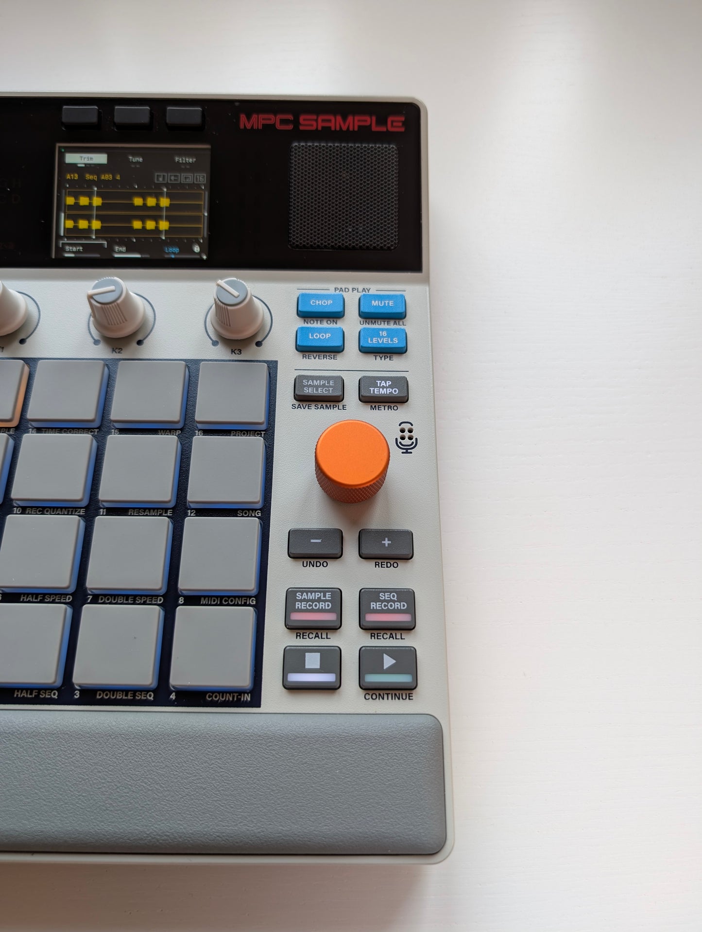 🔥NEW DROP🔥MPC SAMPLE SMALL MAIN KNOB 🍊 ORANGE
