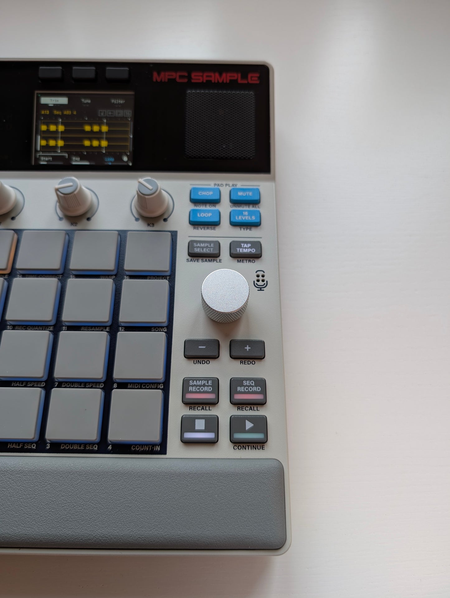 🔥NEW DROP🔥MPC SAMPLE SMALL MAIN KNOB 🥈 SHINY SILVER
