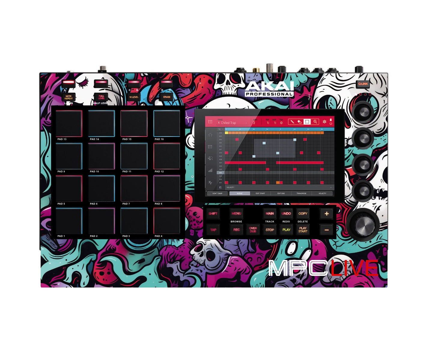 MPC LIVE SKIN "SKULLY COLOR"