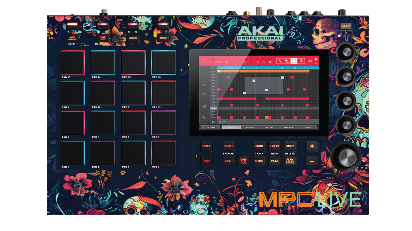 MPC LIVE SKIN "SKULLY ROSE"