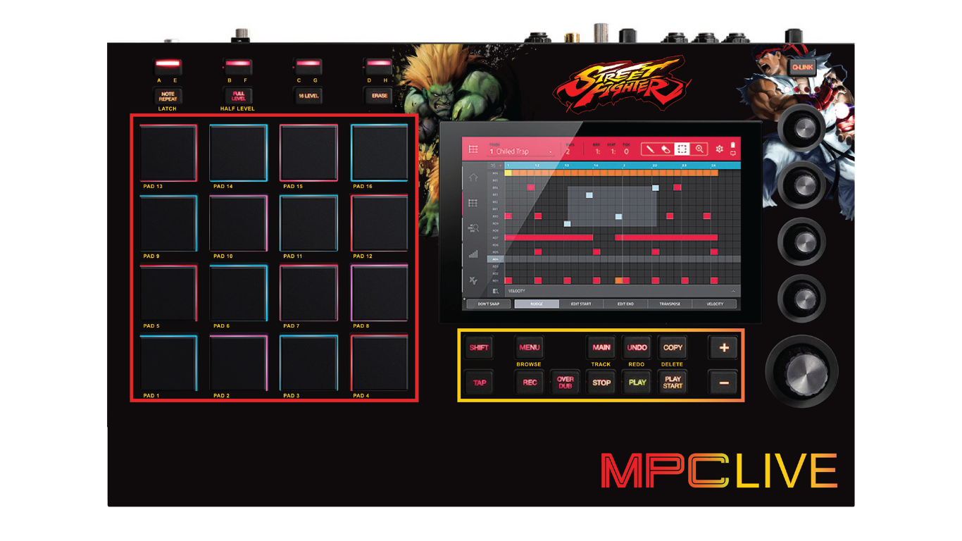 MPC LIVE SKIN "STREET FIGHTER BLANKA VS RYU"